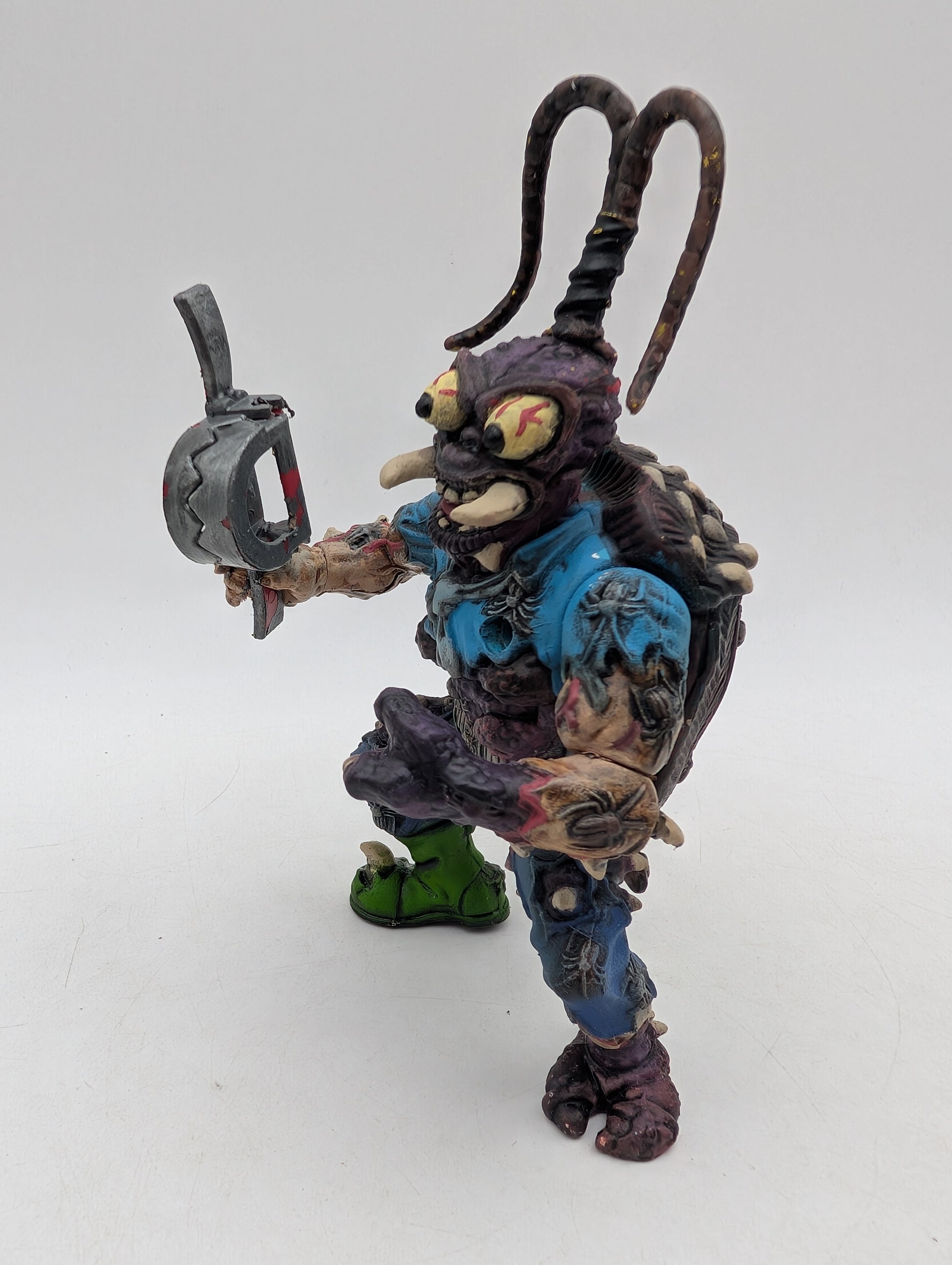 TMNT 1990 Scumbug  Vintage Custom Painted Figure image 2