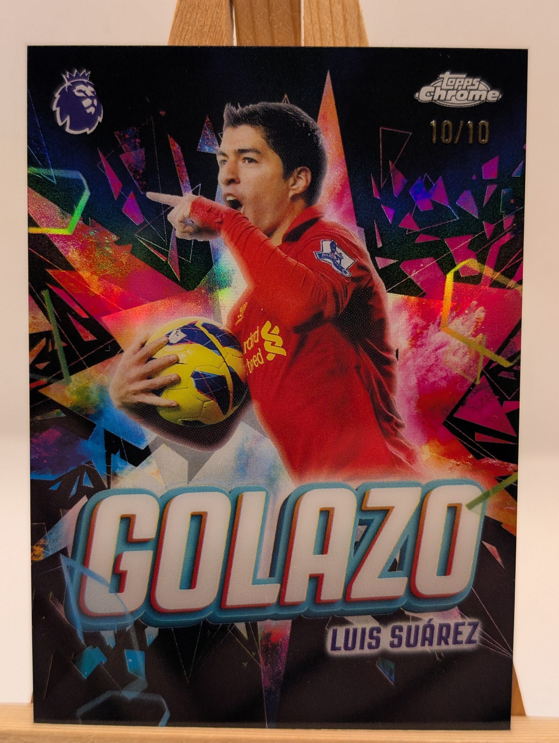Luis Suarez 2026 Topps Chrome Premier League Golazo /10 Liverpool FRENLY BRICKS - Open 7 Days image 2