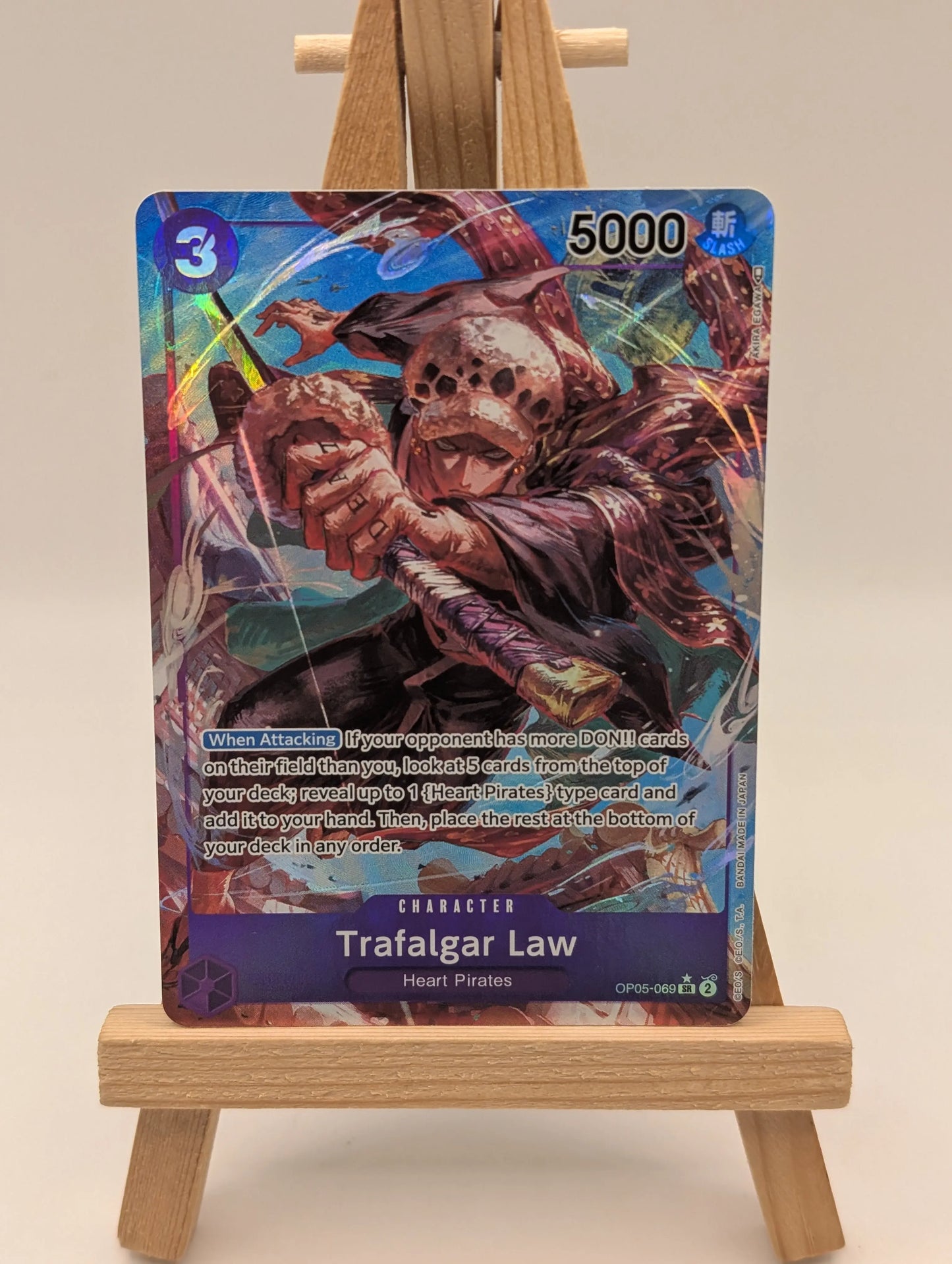 One Piece (OP) - Trafalgar Law OP05-069  Alt/Alternate - (English) FRENLY BRICKS - Open 7 Days