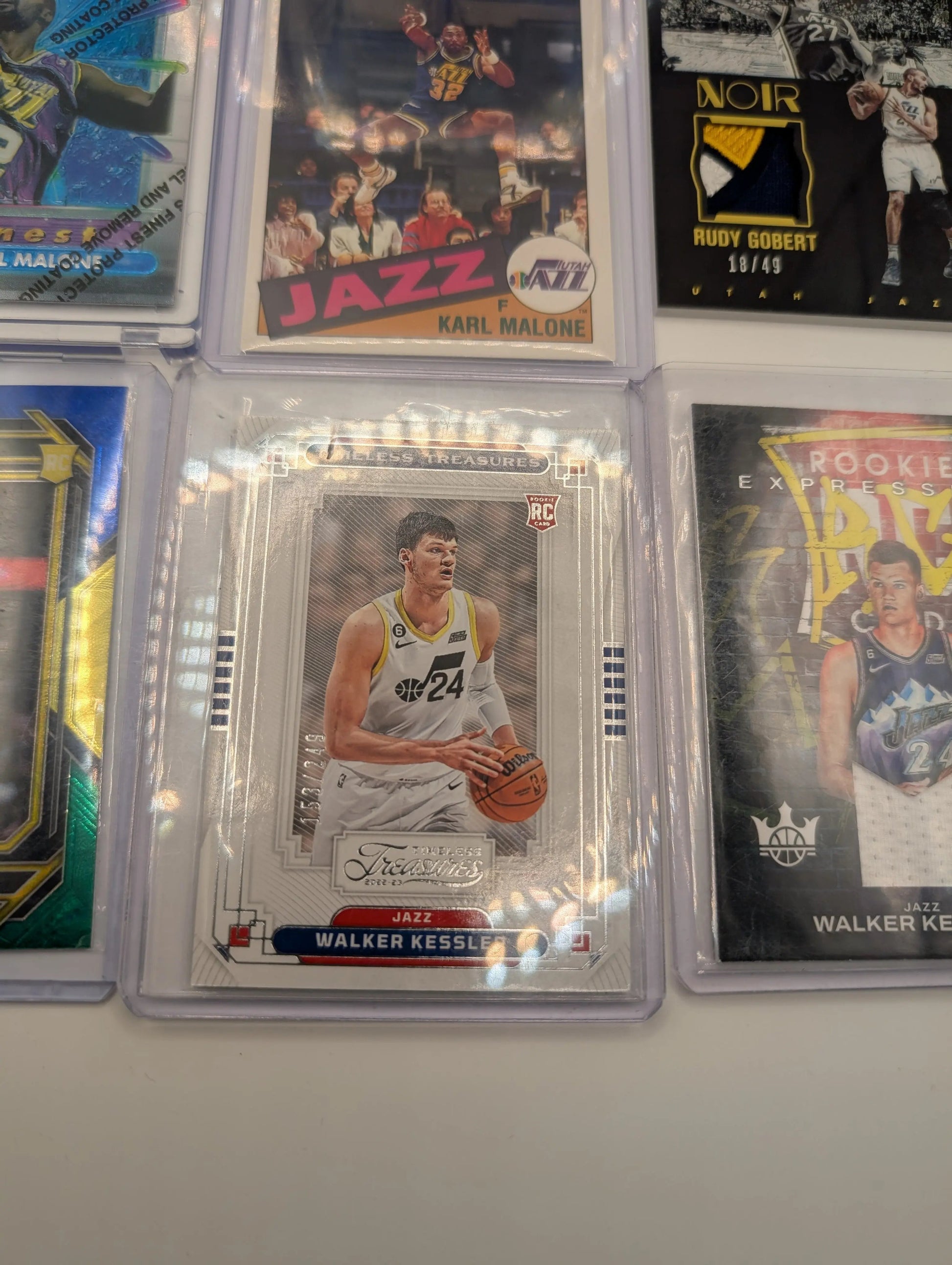Utah Jazz NBA Basketball Card Lot, Rookies, Patch, Auto, Numbered, Karl Malone FRENLY BRICKS - Open 7 Days