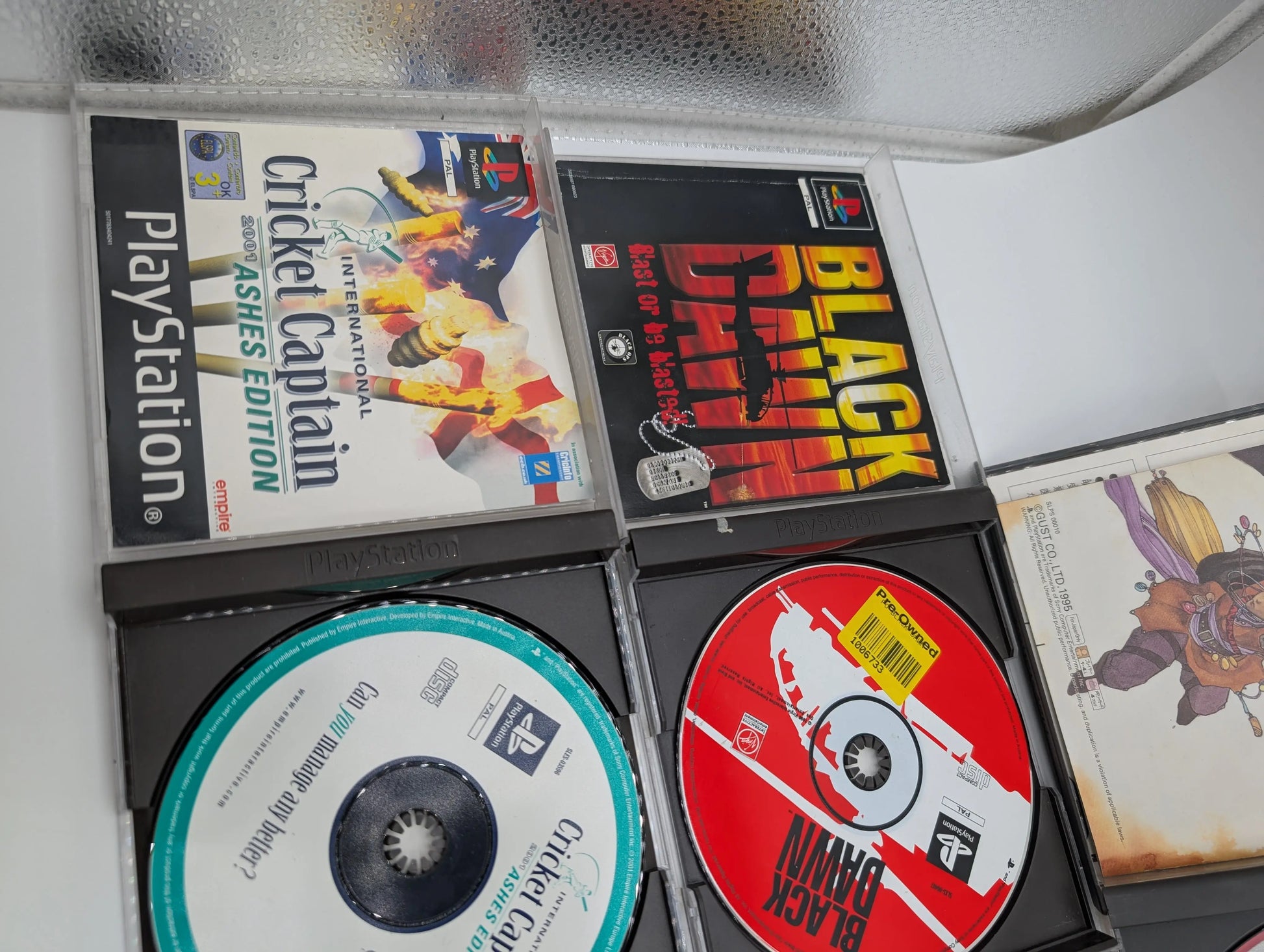 PS1 PlayStation 5x Game Lot Bundle Untested Fishing Cricket More FRENLY BRICKS - Open 7 Days