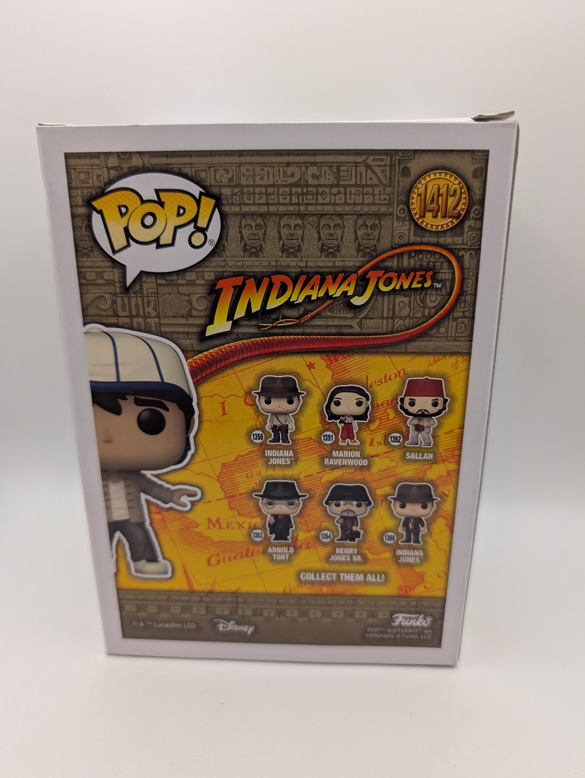 FUNKO POP! Short Round #1412 Indiana Jones Limited Edition Vinyl Figure Boxed