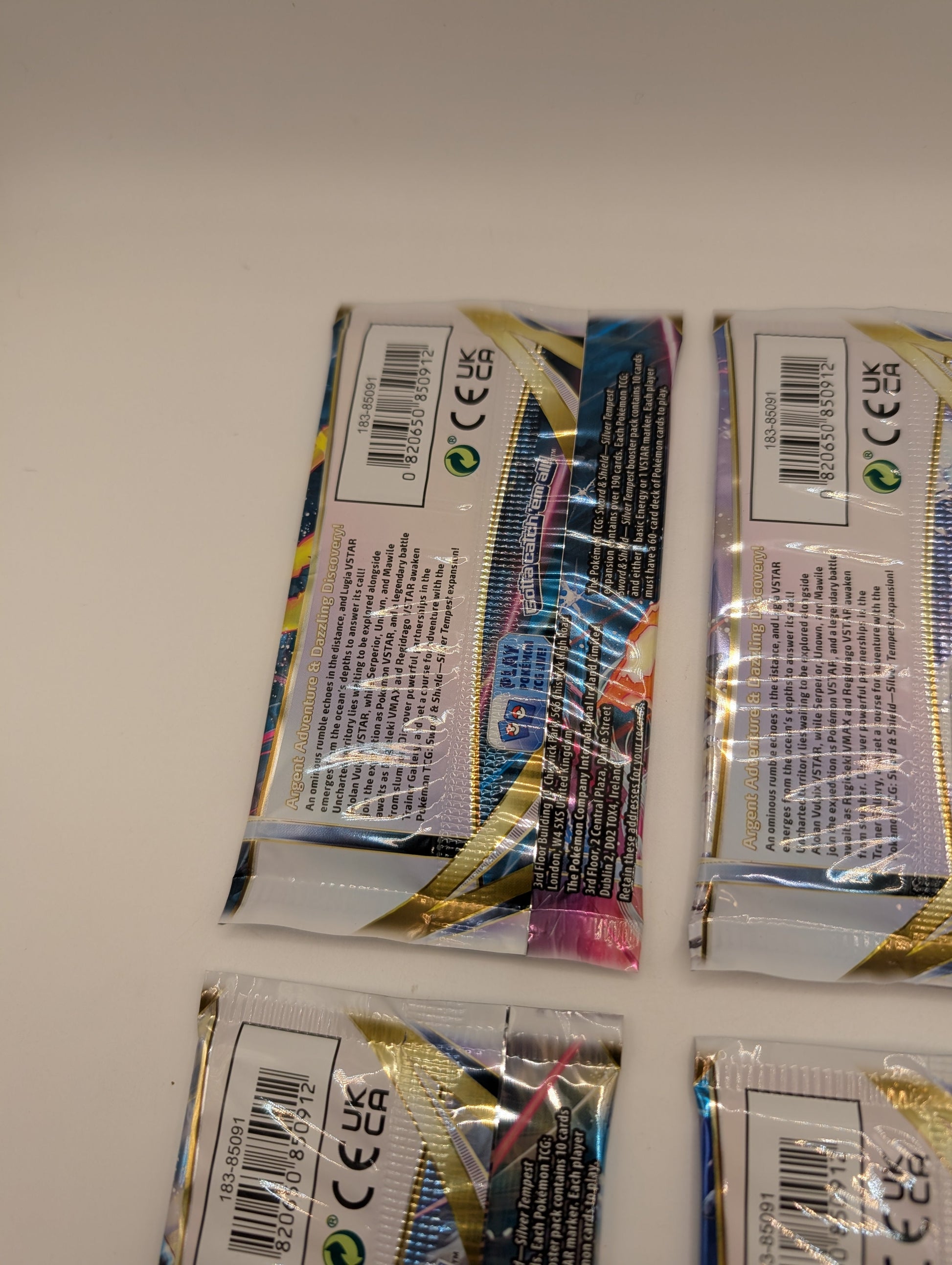 4x Pokemon Silver Tempest Booster Packs | Art Set | Sword & Shield | Brand New FRENLY BRICKS - Open 7 Days