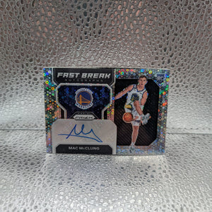 Mac McClung Rookie Auto 2022-23 Panini Prizm Fast Break Autograph Dunk Champion FRENLY BRICKS - Open 7 Days