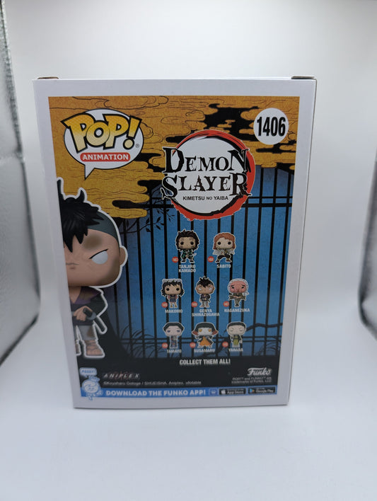 Demon Slayer - Genya Shinazugawa Pop! Vinyl Figure 1406 FRENLY BRICKS - Open 7 Days