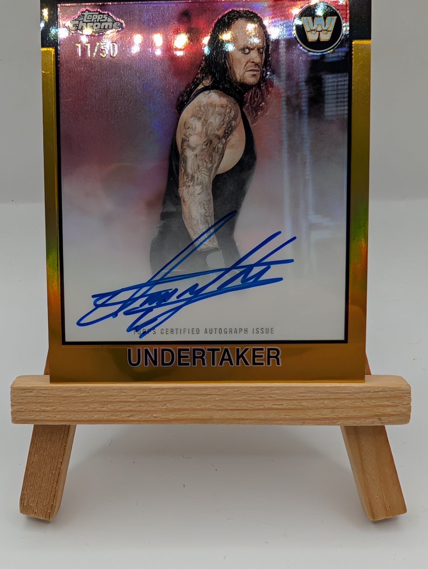 2026 Topps Chrome WWE UNDERTAKER 1986 Legend Autograph Auto Gold /50 FRENLY BRICKS - Open 7 Days