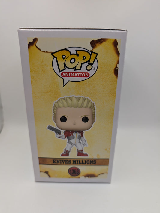 FUNKO POP Vinyl Trigun Knives Millions (#1363) FRENLY BRICKS - Open 7 Days