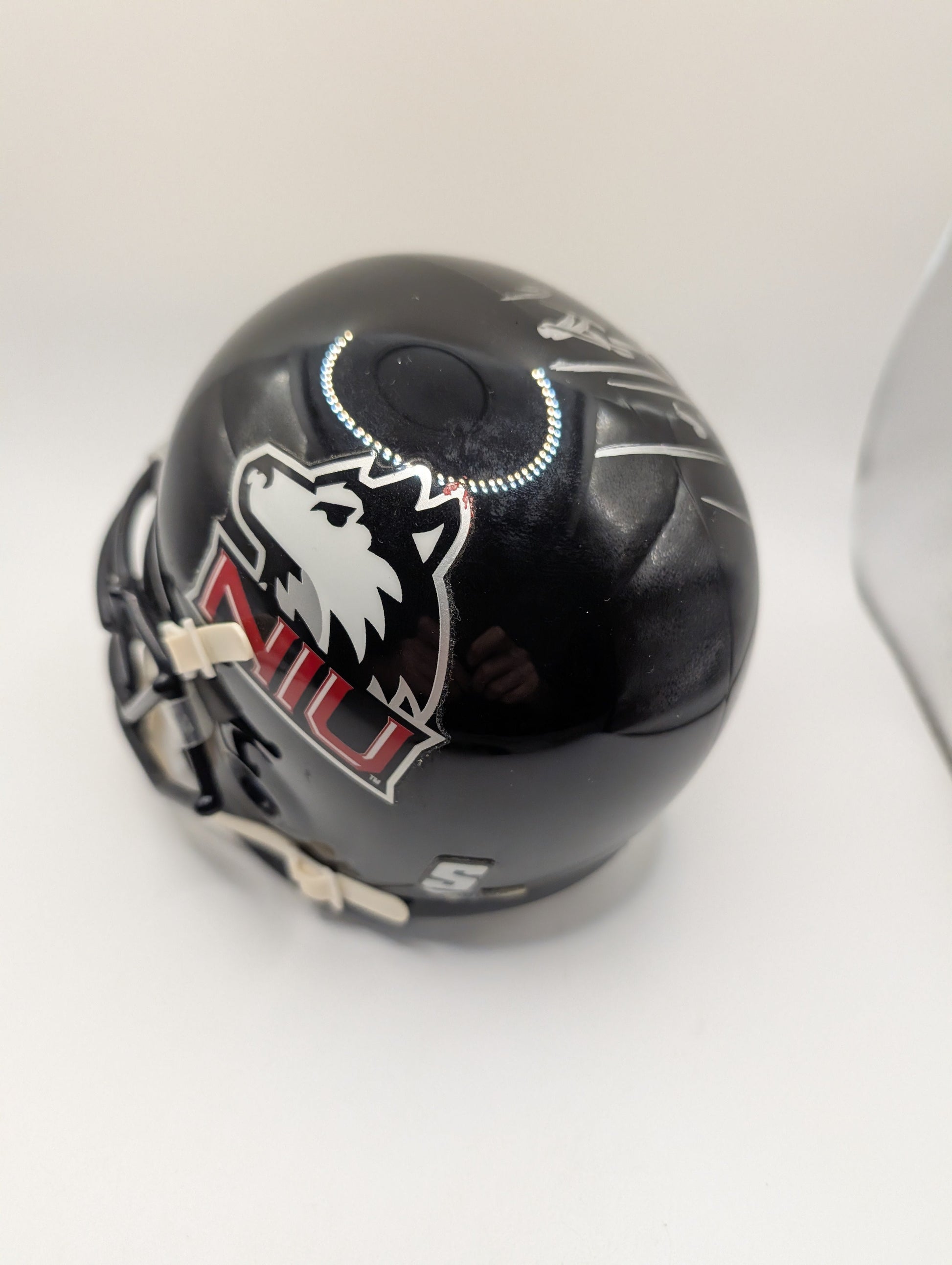 Jordan Lynch Signed Nothern Illinois Huskies Mini Helmet FRENLY BRICKS - Open 7 Days