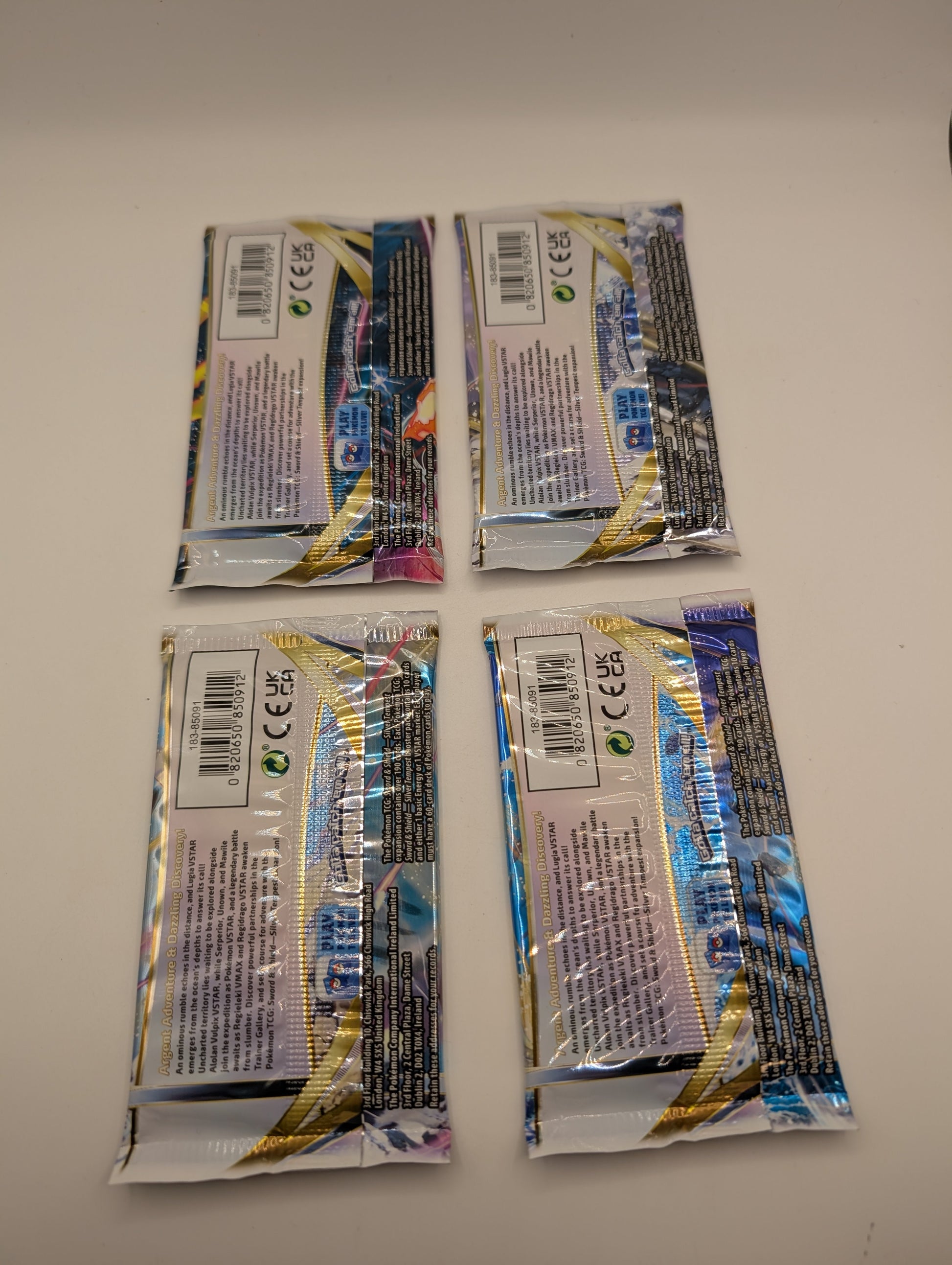 4x Pokemon Silver Tempest Booster Packs | Art Set | Sword & Shield | Brand New FRENLY BRICKS - Open 7 Days