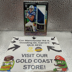 2020 Panini Football Obsidian PATCH /50 - Michael Pittman Jr. FRENLY BRICKS - Open 7 Days