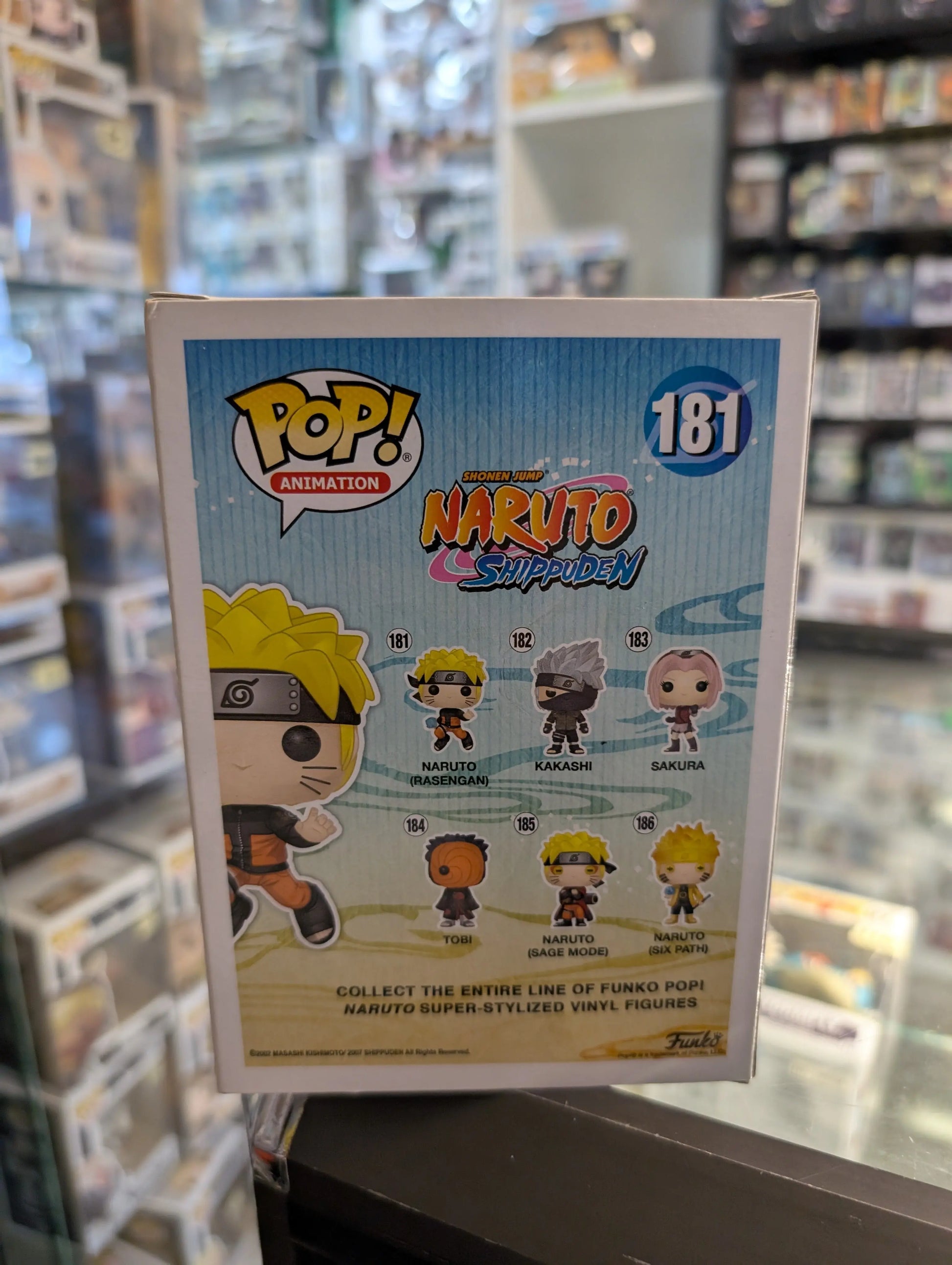 Animation Funko Pop - Sasuke - Naruto - No. 72 FRENLY BRICKS - Open 7 Days