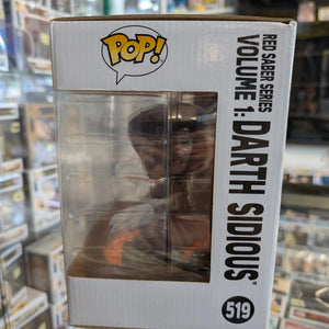 Star Wars - Red Saber Series: Darth Sidious Glow Pop! Deluxe 519 FRENLY BRICKS - Open 7 Days