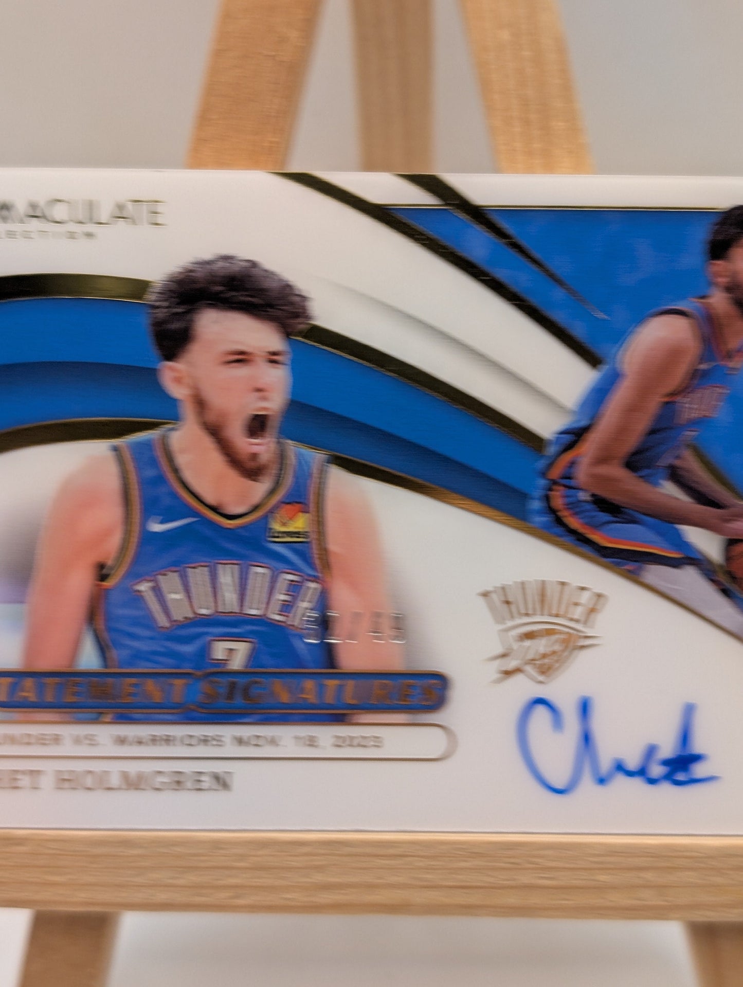 2023-24 Immaculate Collection Statement Signatures Chet Holmgren AUTO /49 FRENLY BRICKS - Open 7 Days