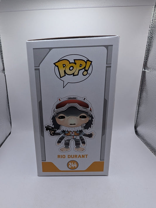 Pop Vinyl Figure - Star Wars - Rio Durant # 244 FRENLY BRICKS - Open 7 Days