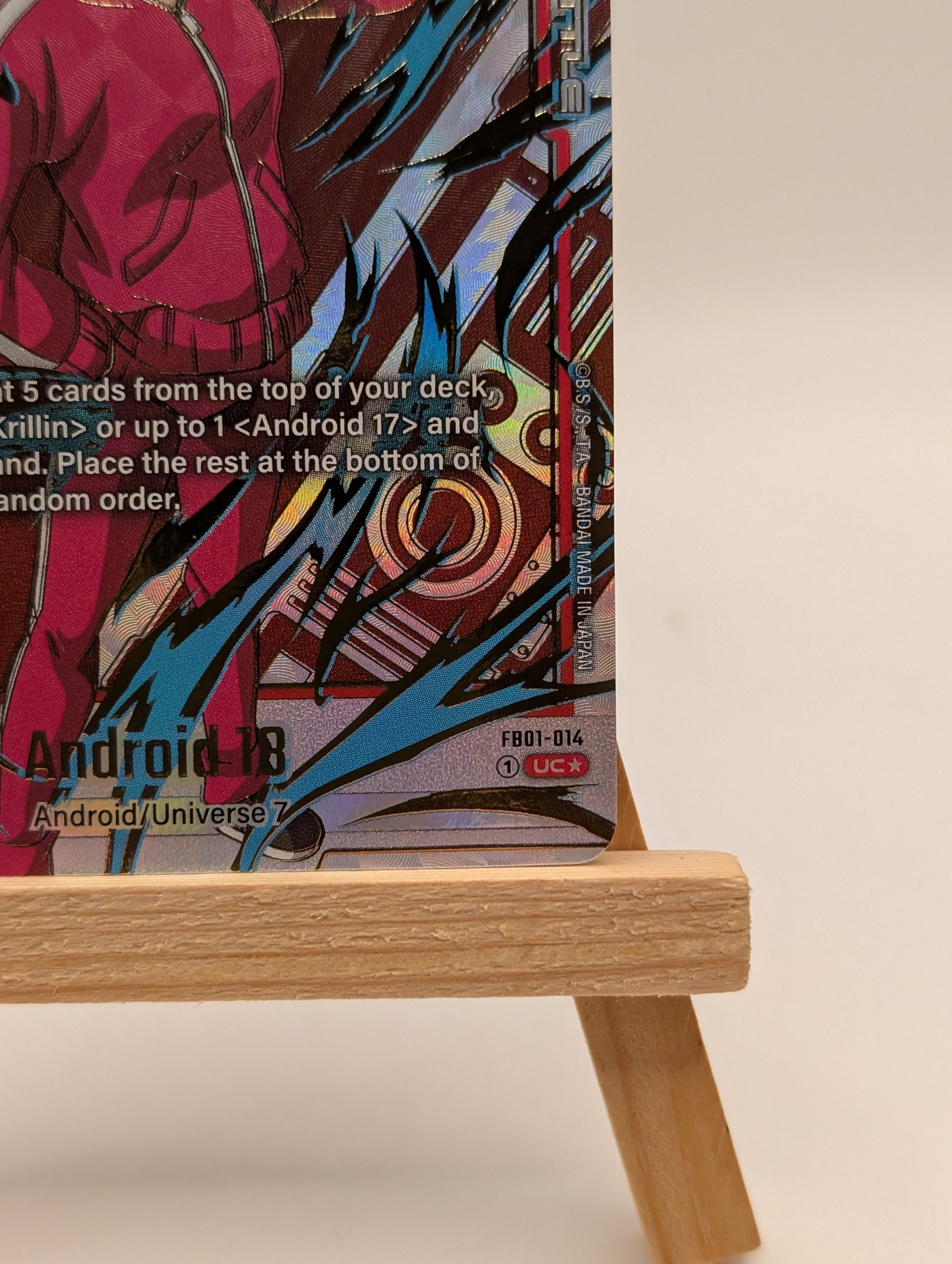 Android 18 - FB01-014 UC* Alternate Art New Adventure Dragon Ball Super TCG Card FRENLY BRICKS - Open 7 Days