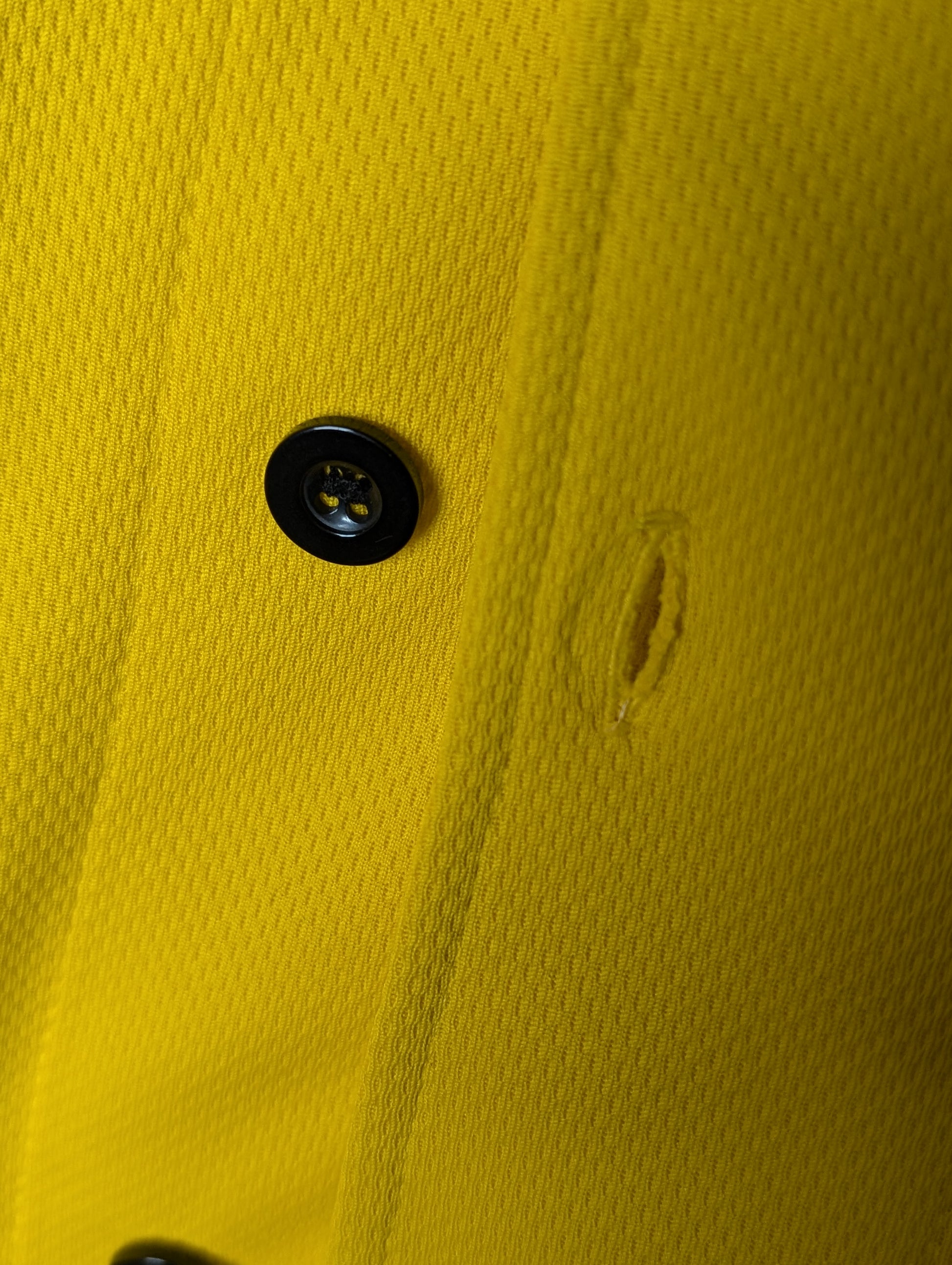 Korean Baseball KT Wiz Bright Yellow 2025 Pixel Uniform XXL Blank Jersey