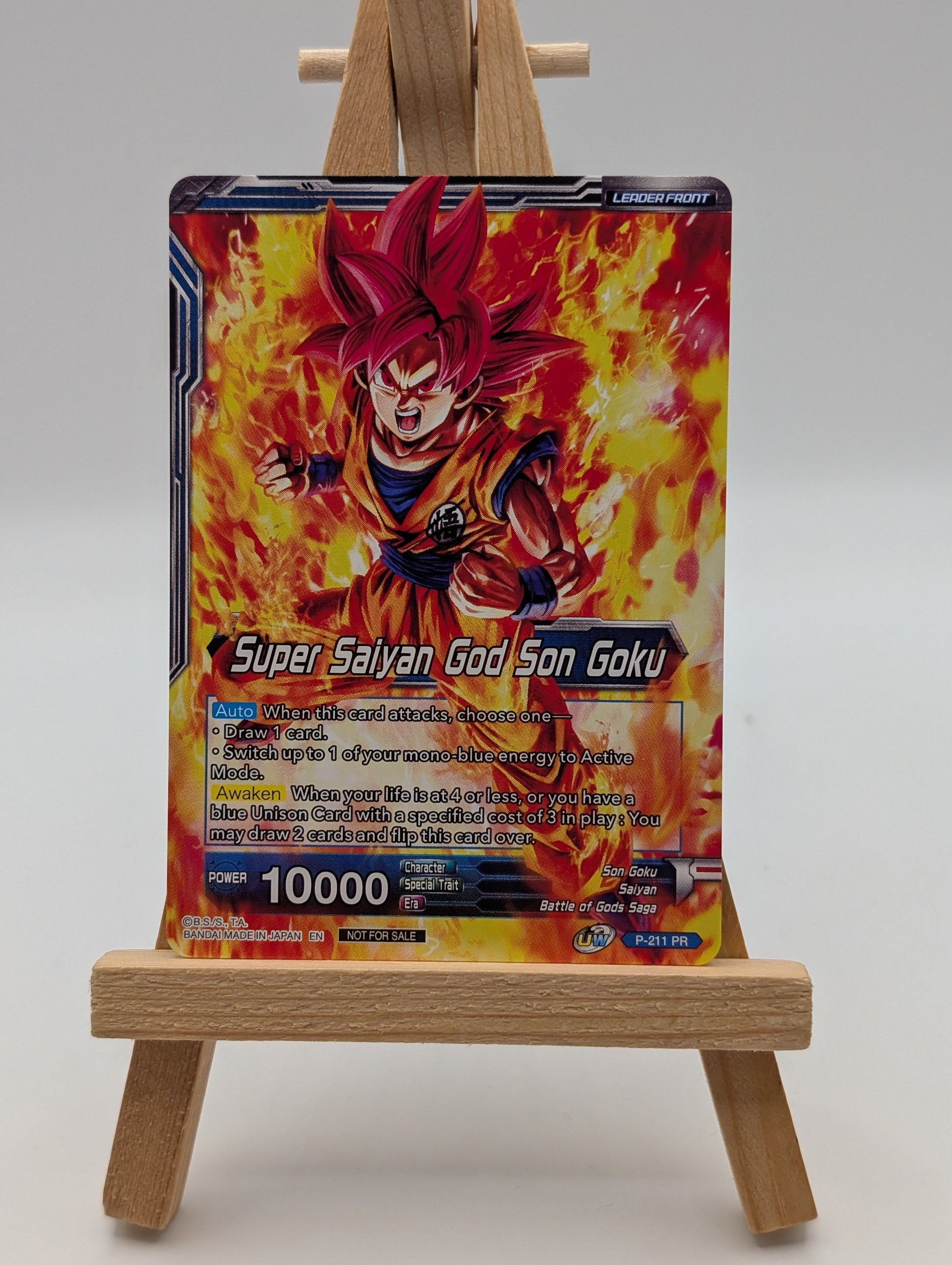 SSGSS Son Goku, The Soul Striker Reborn - P-212 PR - Dragon Ball Super Card - NM FRENLY BRICKS - Open 7 Days