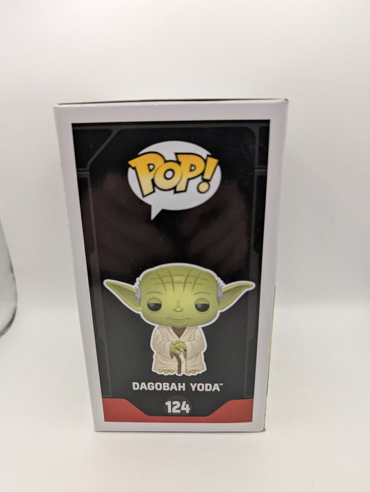 STAR WARS - Dagobah Yoda no. 124 Funko Pop Vinyl Figure FRENLY BRICKS - Open 7 Days