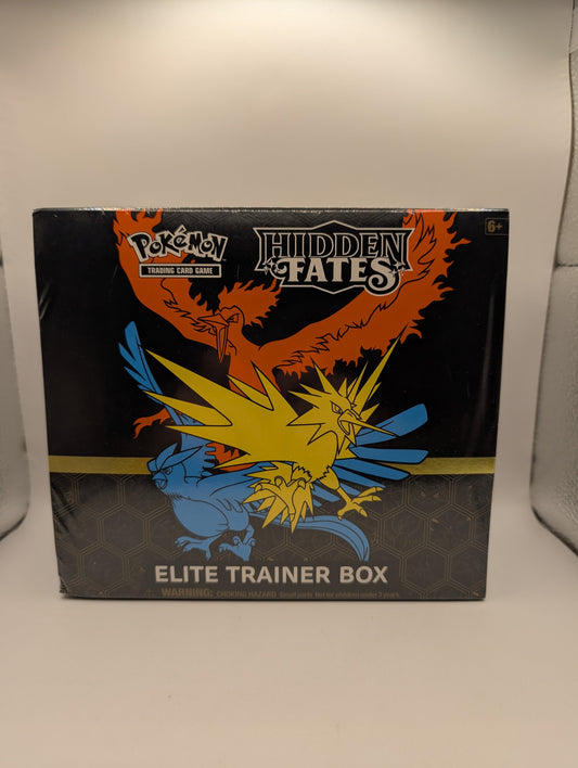 Pokemon TCG Hidden Fates ETB Elite Trainer Box - Factory Sealed NIB FRENLY BRICKS - Open 7 Days