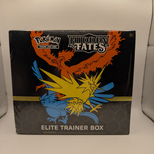 Pokemon TCG Hidden Fates ETB Elite Trainer Box - Factory Sealed NIB FRENLY BRICKS - Open 7 Days
