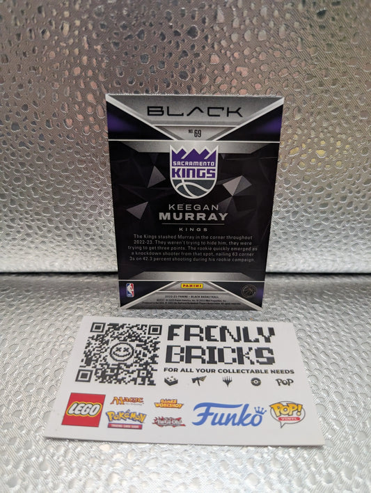 2022 PANINI BLACK Keegan Murray Rookie /75 - Sacramento Kings FRENLY BRICKS - Open 7 Days