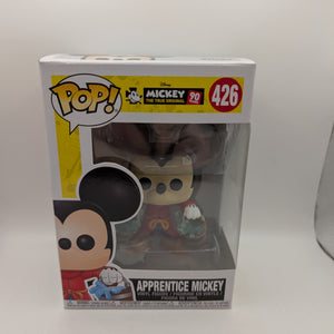 Apprentice Mickey Pop 426 - Disney Funko Pop! 2018 - Vaulted FRENLY BRICKS - Open 7 Days