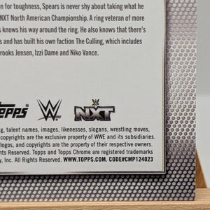 2026 Topps Chrome WWE Shawn Spears ICONIC IMPRINTS SSP #246 Case Hit 1/1 FRENLY BRICKS - Open 7 Days