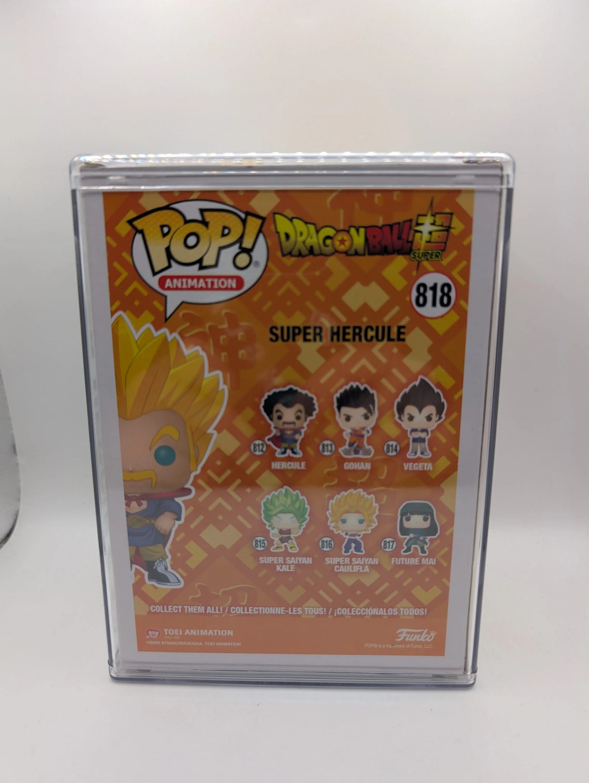 Funko Pop! Dragon Ball Super Hercule #818 GITD SIGNED Chris Rager In Protector FRENLY BRICKS - Open 7 Days image 3