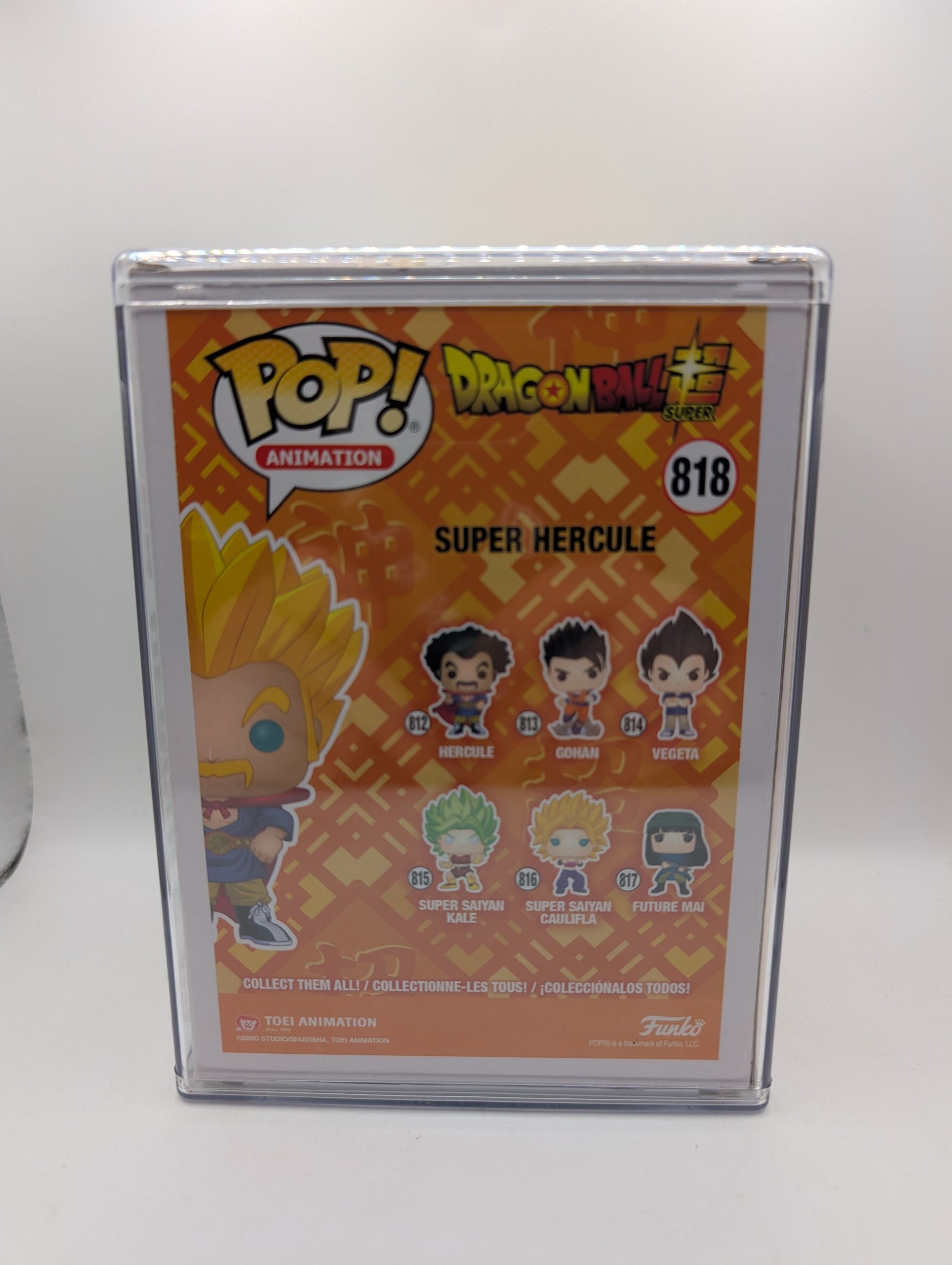Funko Pop! Dragon Ball Super Hercule #818 GITD SIGNED Chris Rager In Protector FRENLY BRICKS - Open 7 Days