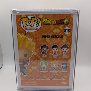 Funko Pop! Dragon Ball Super Hercule #818 GITD SIGNED Chris Rager In Protector FRENLY BRICKS - Open 7 Days