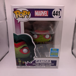 Marvel Funko Pop Vinyl - Gamora - No. 441 - SDCC Exclusive - Free Protector FRENLY BRICKS - Open 7 Days