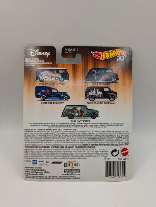 Hot Wheels Pop Culture Disney The Jungle Book 55 Chevy Panel Real/Riders FRENLY BRICKS - Open 7 Days