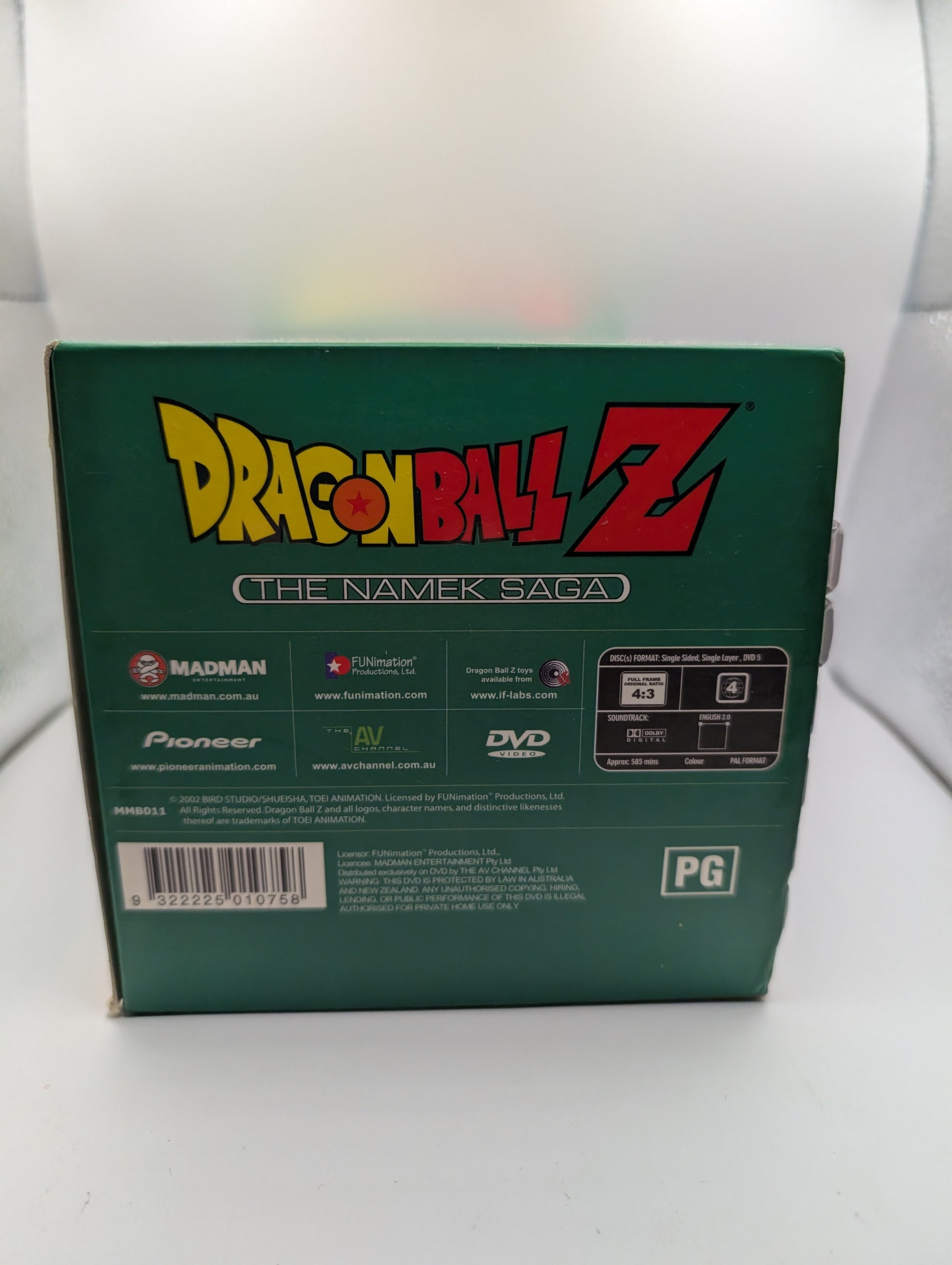DRAGON BALL Z The Namek Saga Box Set DVD 2002 Complete  9 Disc Set Pioneer