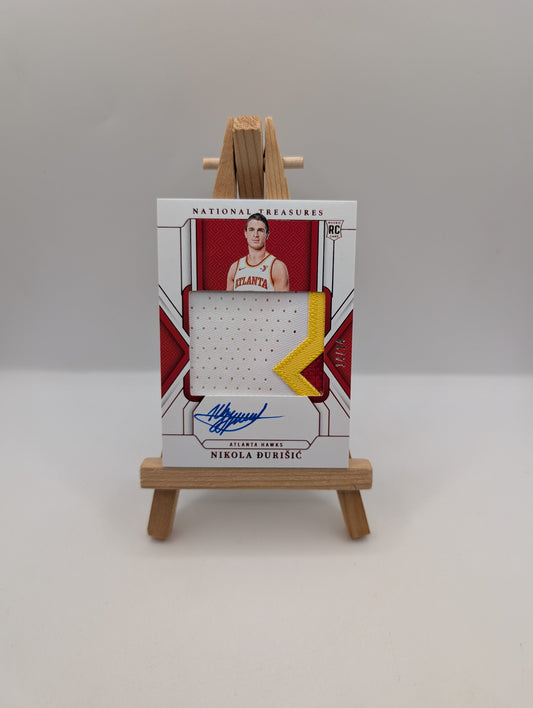 2024-25 National Treasures Nikola Durisic Rookie Patch Auto International #/24 FRENLY BRICKS - Open 7 Days