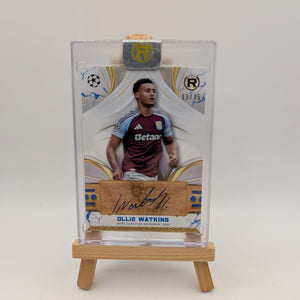 2025 Topps Reverence UCC UEFA ASTON VILLA OLLIE WATKINS Sealed Auto /75