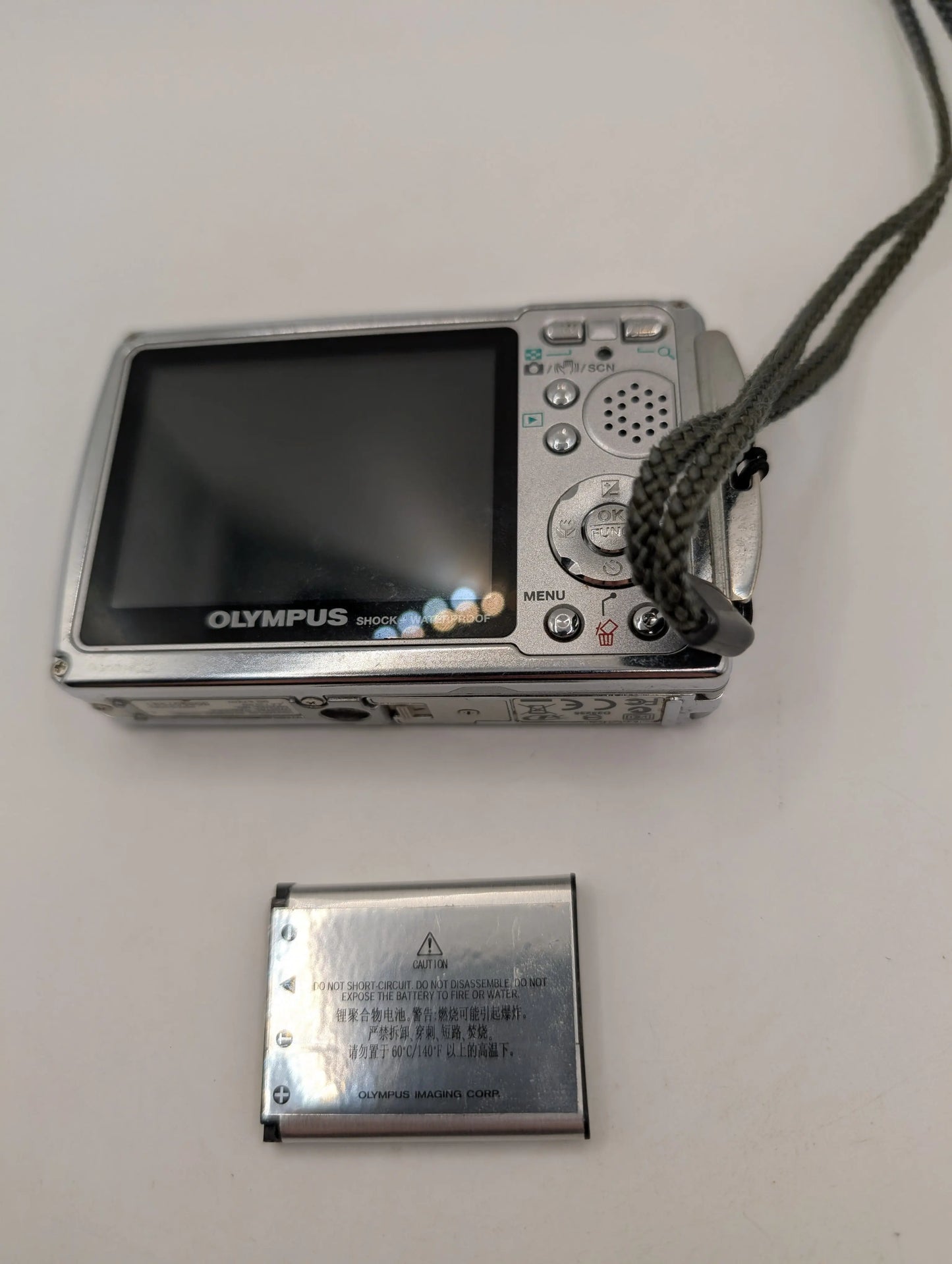 Olympus µ 720 SW 7.1 MP Digital Camera Blue/Silver - Not Working FRENLY BRICKS - Open 7 Days