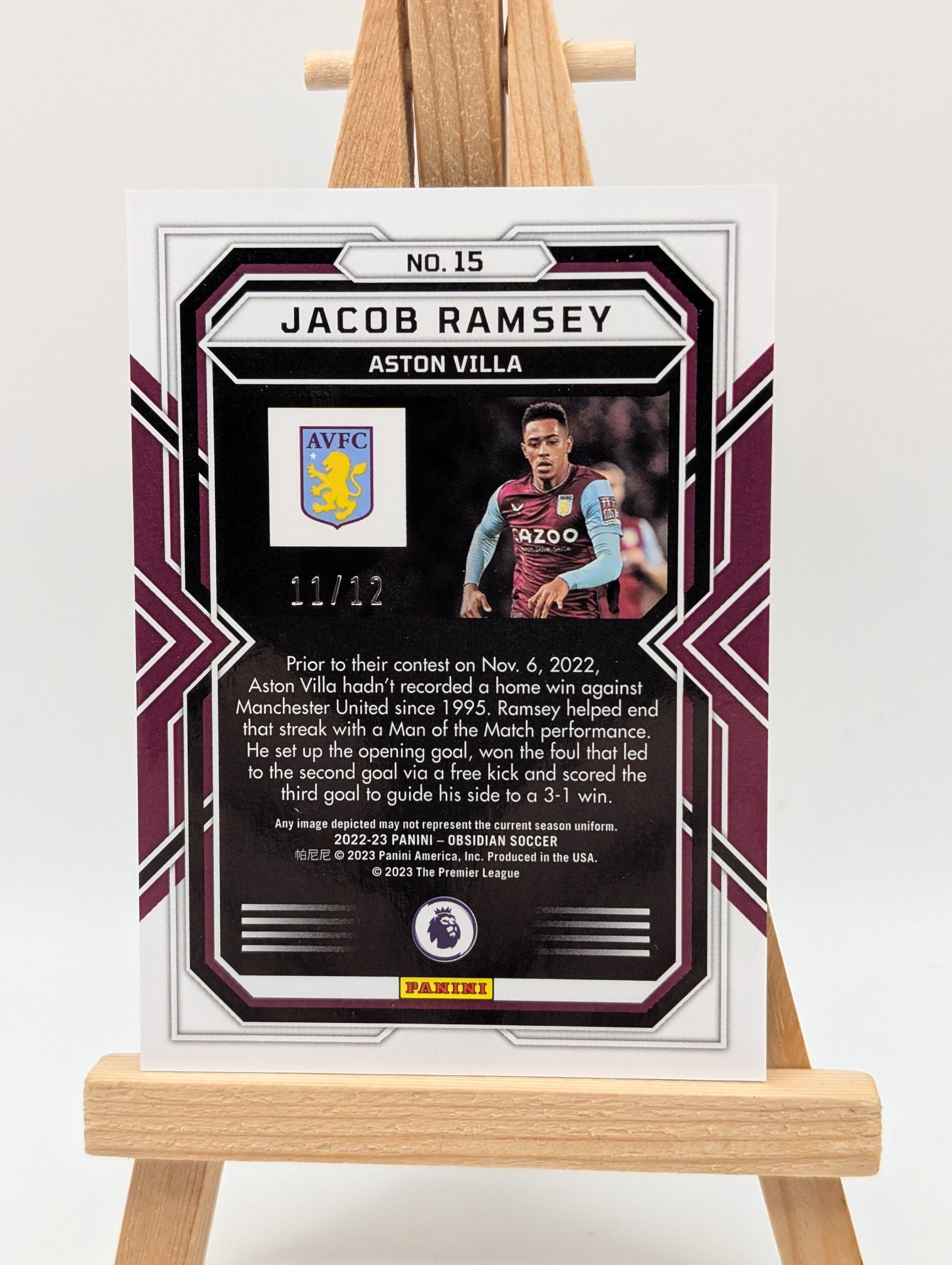 2021-22 Obsidian Electric Etch Neon Blue Flood 11/12 Jacob Ramsey Rookie RC 16gj