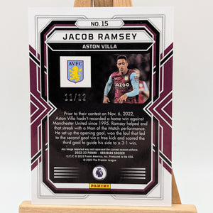 2021-22 Obsidian Electric Etch Neon Blue Flood 11/12 Jacob Ramsey Rookie RC 16gj