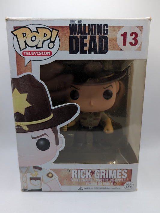 The Walking Dead - Rick Grimes #13 - Funko Pop! Vinyl - Damaged Box FRENLY BRICKS - Open 7 Days