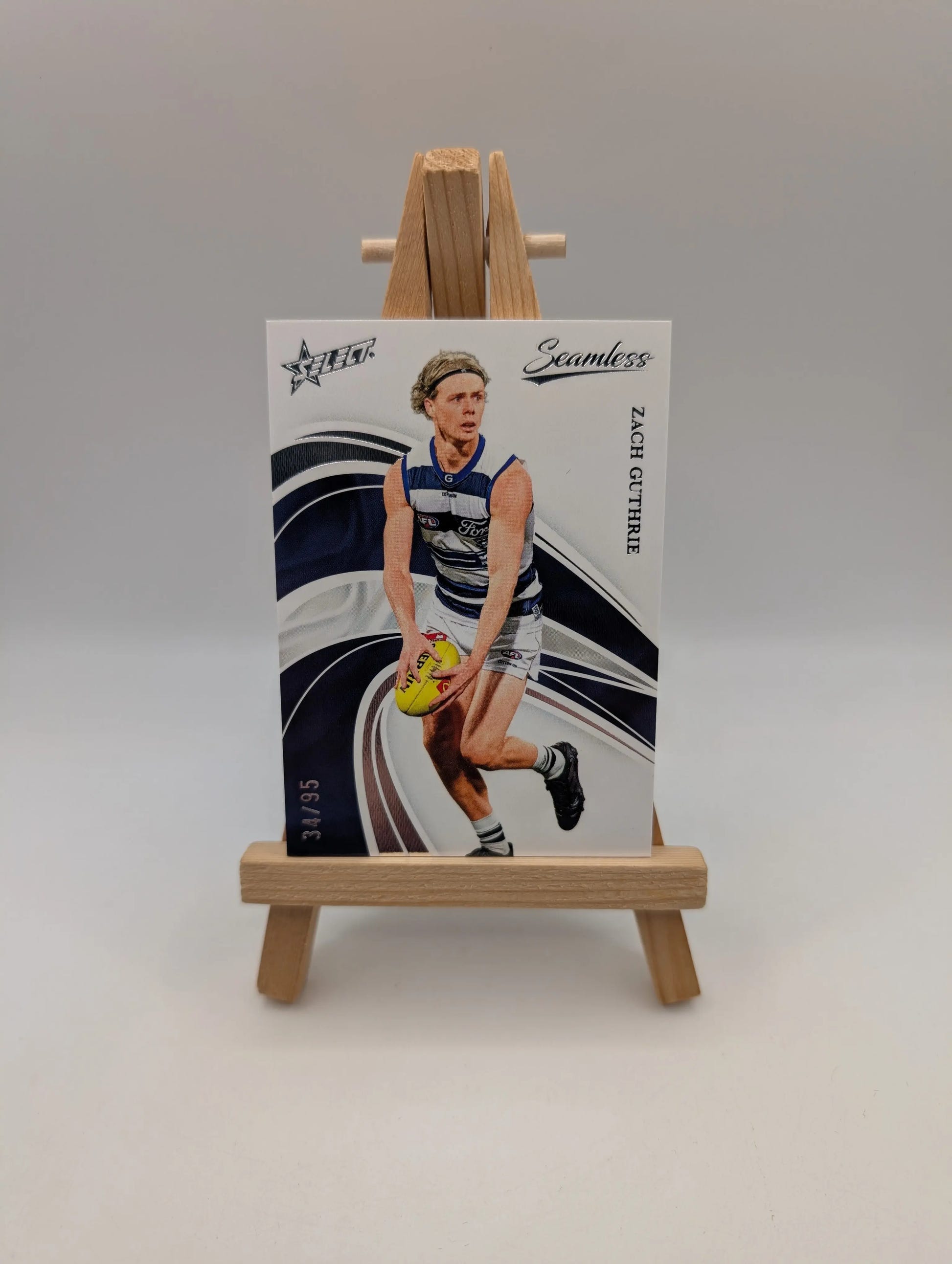 2025 AFL Select Seamless Base Zach Guthrie /95 Geelong Cats FRENLY BRICKS - Open 7 Days image 1