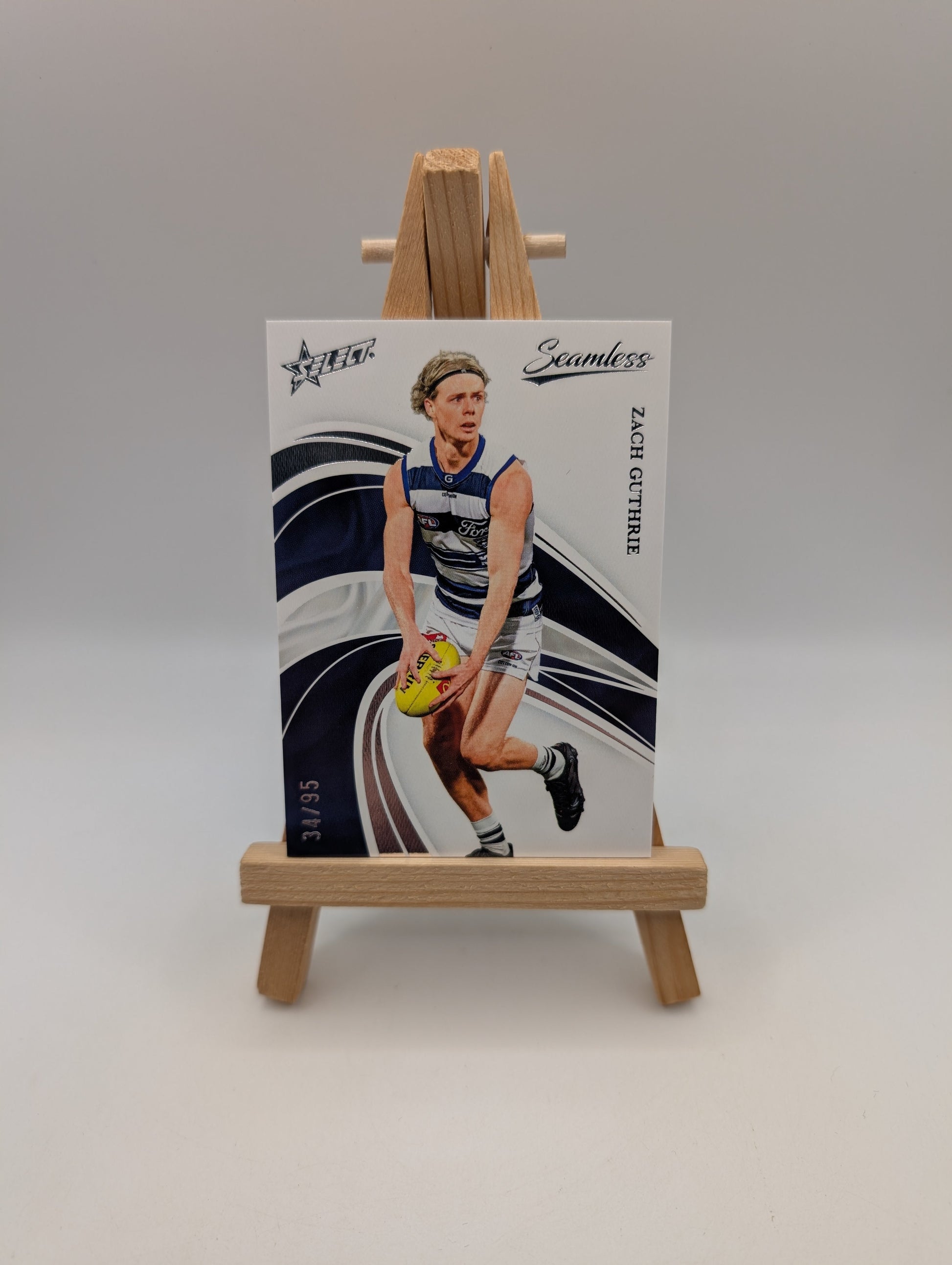 2025 AFL Select Seamless Base Zach Guthrie /95 Geelong Cats FRENLY BRICKS - Open 7 Days