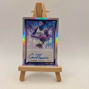 2021-22 Panini Recon Rookie Recon Signatures Cameron Thomas #RRS-CMT Auto cg5 FRENLY BRICKS - Open 7 Days