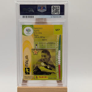 FRANCESCO TOTTI GERMANY PANINI WORLD CUP GERMANY 2006 127 PSA 10 FRENLY BRICKS - Open 7 Days