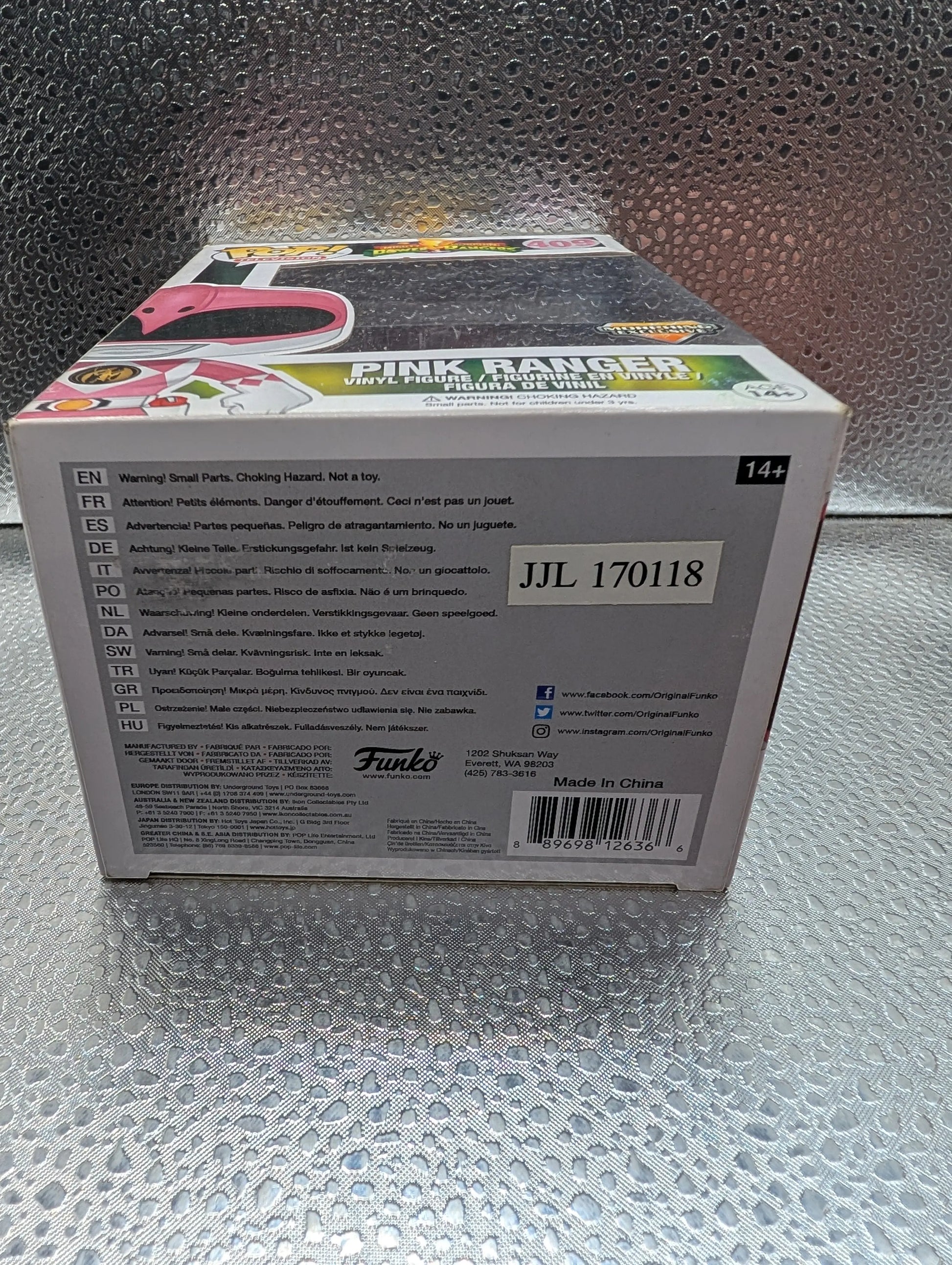 FUNKO Pop Vinyl Pink Ranger Power Rangers #409 FRENLY BRICKS - Open 7 Days