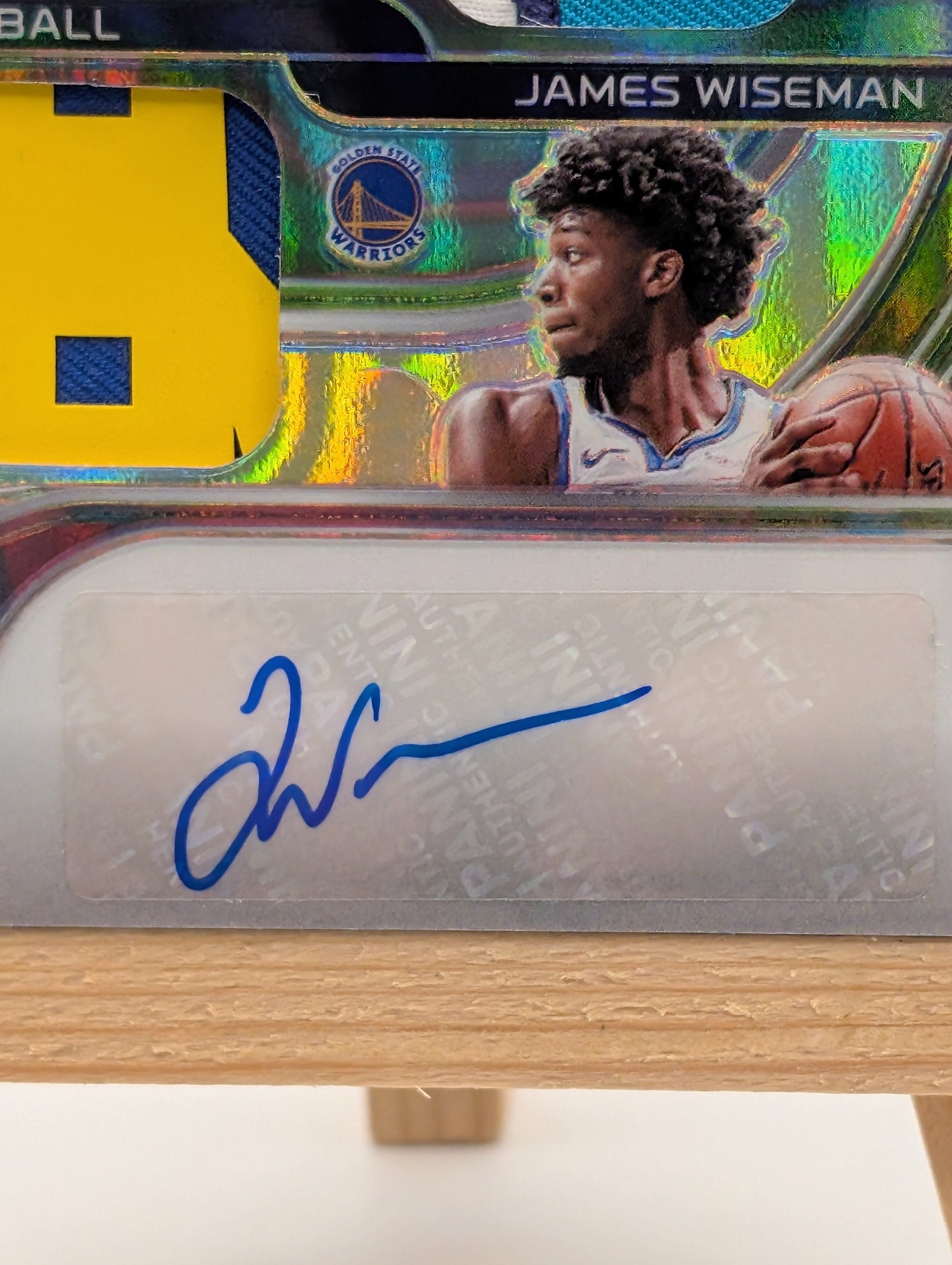 2020-21 Panini Spectra Rookie Dual Patch Auto LaMELO BALL JAMES WISEMAN /5 RC FRENLY BRICKS - Open 7 Days