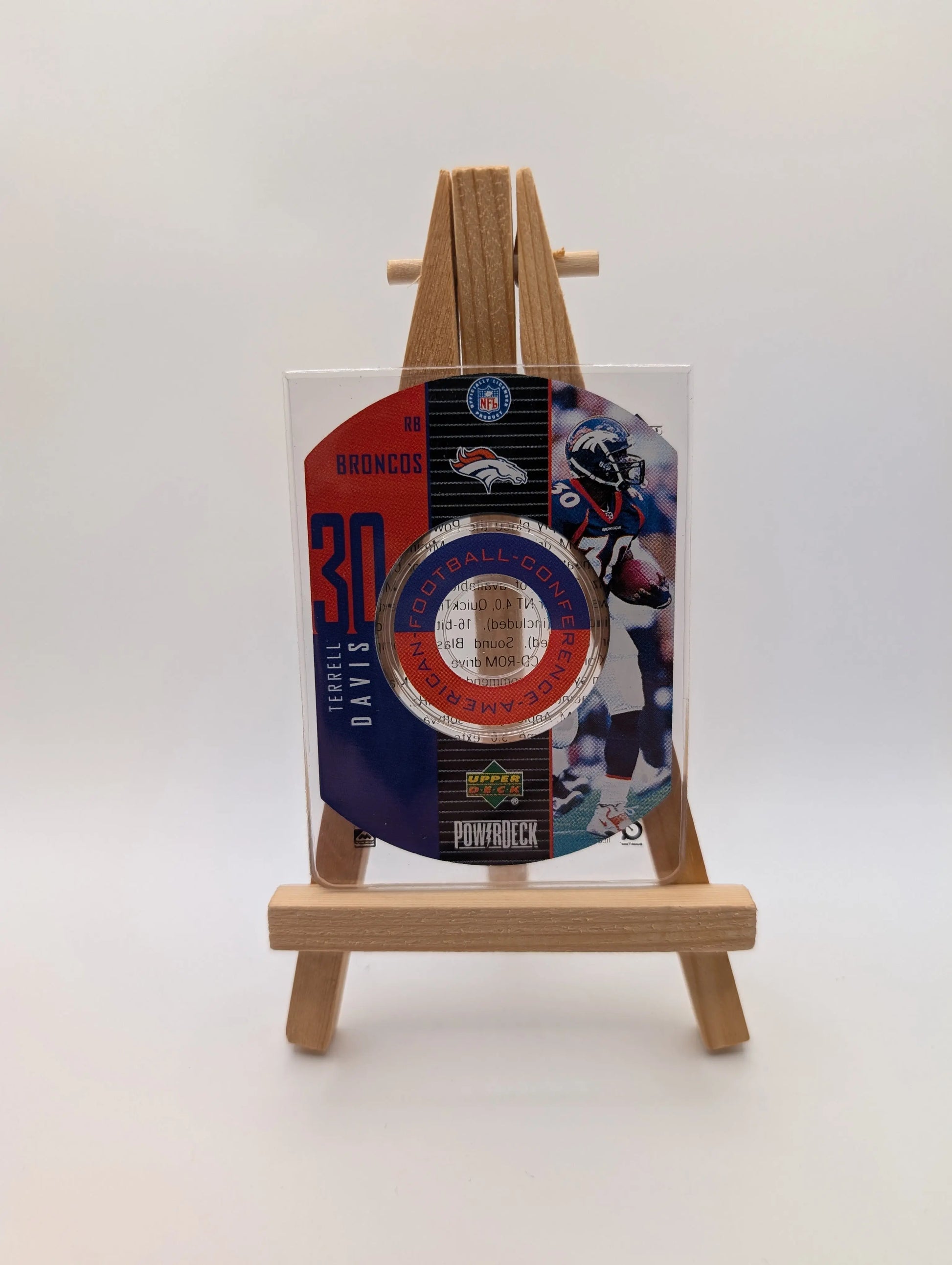 1999 Upper Deck Power Deck Terrell Davis CD Rom Disk Card FRENLY BRICKS - Open 7 Days