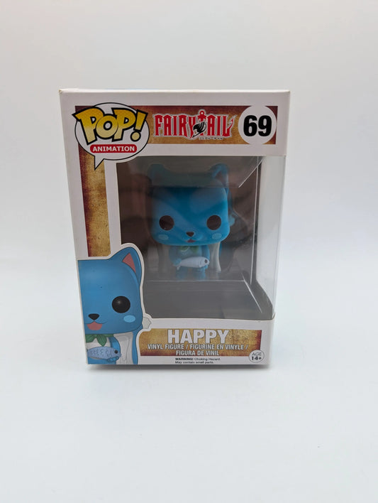 Funko Pop! Vinyl: Fairy Tail - Happy - (Flocked) - #69 Anime Cat FRENLY BRICKS - Open 7 Days