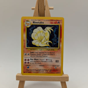 Ninetales - Base Set - (12/102) Holo Unlimited Pokemon HP FRENLY BRICKS - Open 7 Days