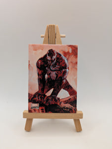 2020 Upper Deck Marvel Masterpieces Level 1 Preliminary Art Venom #18 cj4