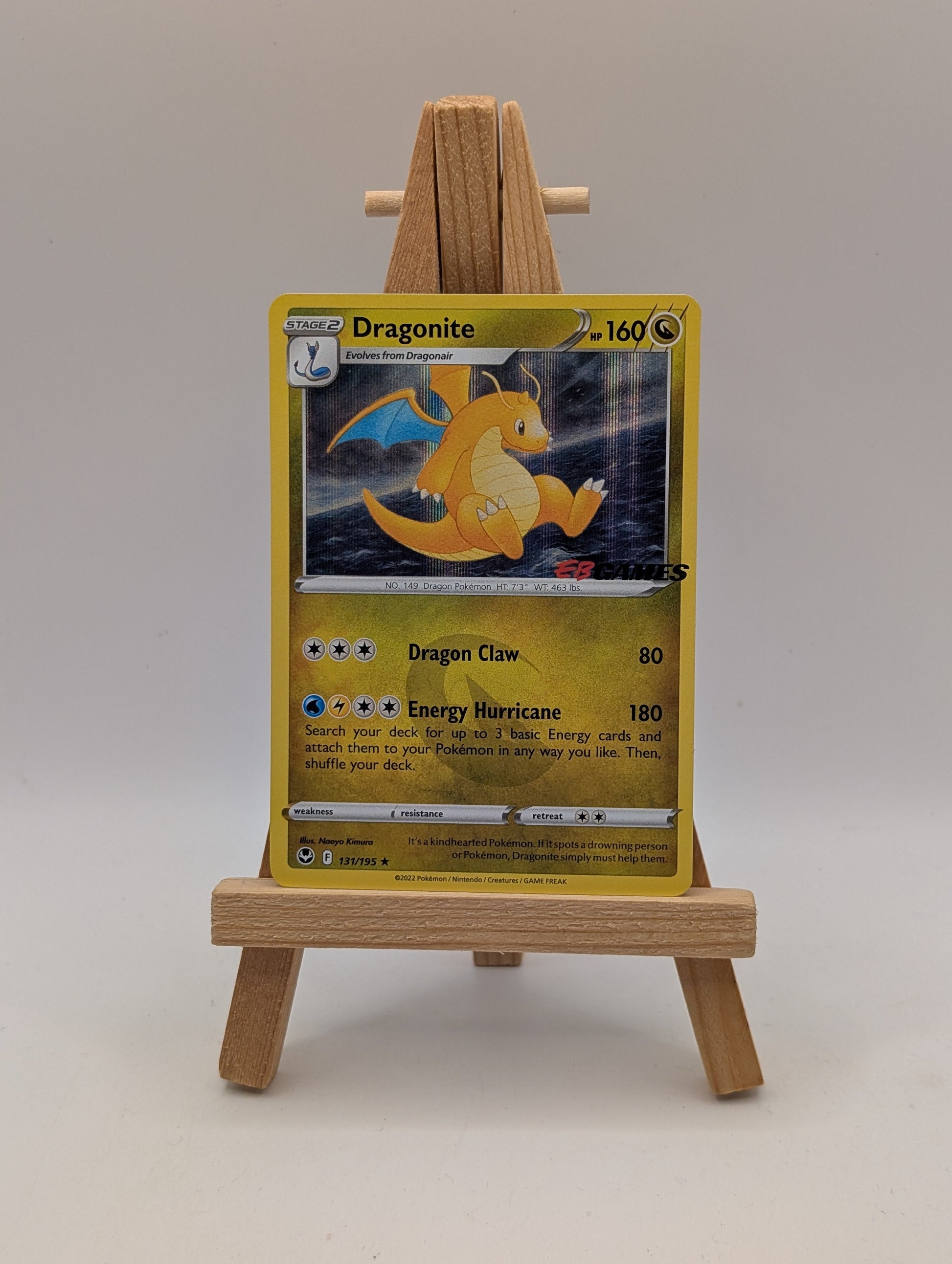 Dragonite - 131/195 - SEALED EB Games Stamped Promo - Silver Tempest - Pokemon FRENLY BRICKS - Open 7 Days